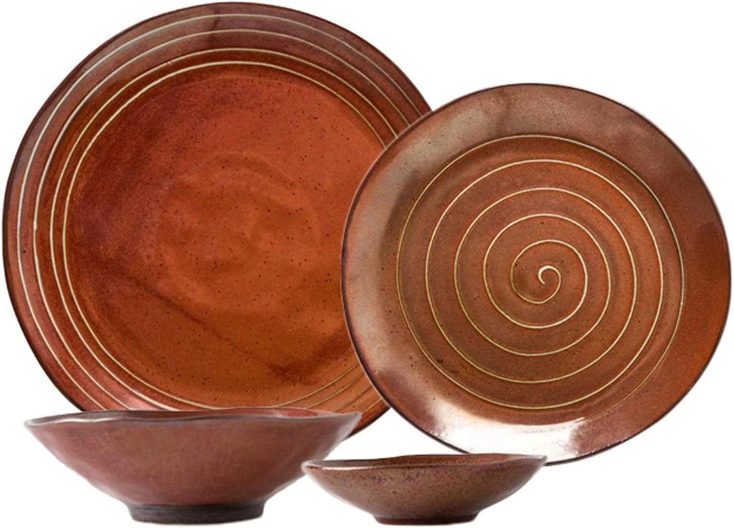 سرویس غذاخوری سرامیکی 16 پارچه ای، مجموعه ظروف غذاخوری نامنظم چینی، کاسه و بشقاب های طرح دار به سبک ژاپنی مناسب رستوران سرویس غذاخوری سرامیکی 16 پارچه ای، مجموعه ظروف غذاخوری نامنظم چینی، کاسه و بشقاب های طرح دار به سبک ژاپنی مناسب رستوران