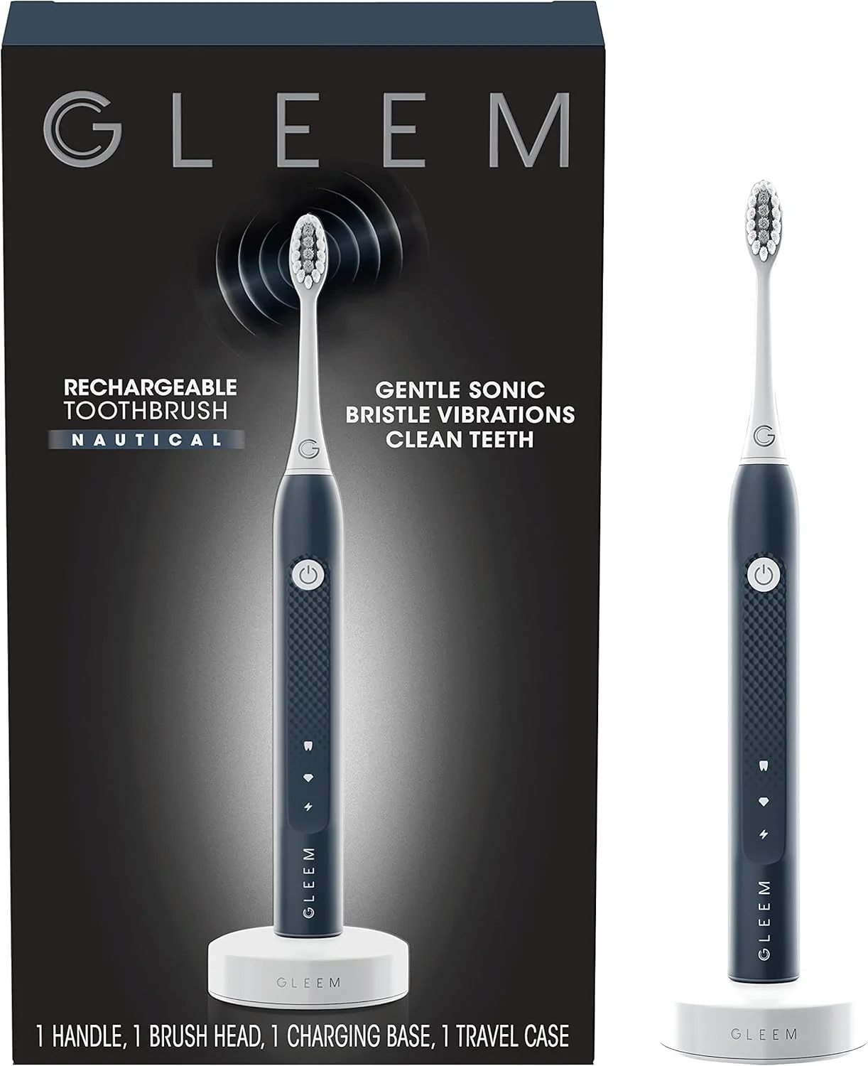 مسواک برقی شارژی گلیم، آبی دریایی