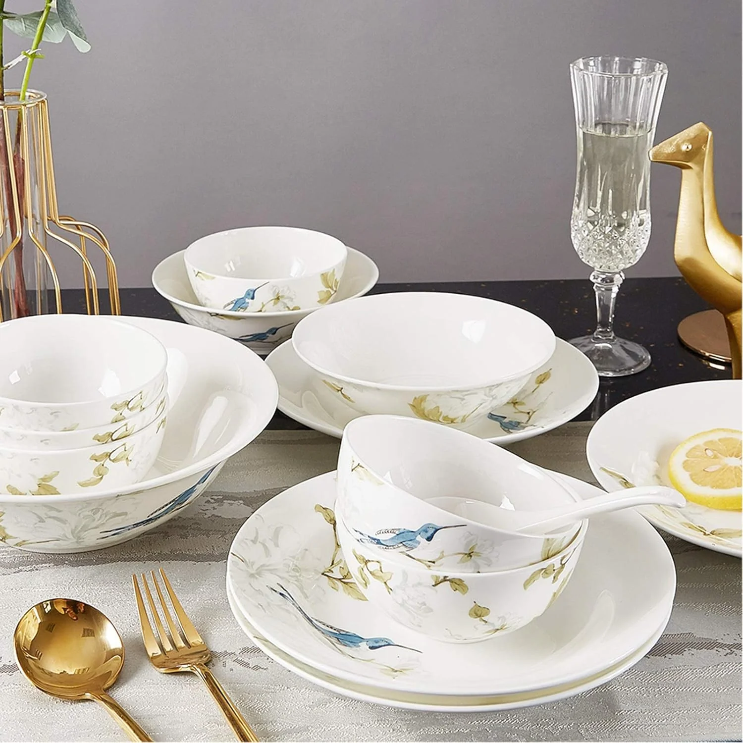 ست ظروف غذاخوری چینی 28 پارچه، ست ظروف غذاخوری به سبک روستایی شیک، ست ظروف آشپزخانه خانگی، مناسب برای 6 نفر، ست بشقاب و کاسه ست ظروف غذاخوری چینی 28 پارچه، ست ظروف غذاخوری به سبک روستایی شیک، ست ظروف آشپزخانه خانگی، مناسب برای 6 نفر، ست بشقاب و کاسه