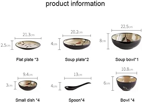 سرویس ظروف غذاخوری چینی، ست بشقاب و کاسه، طرح برگ های قدیمی، سرویس ظروف غذاخوری چینی 18 تکه، ترکیبی از بشقاب و کاسه سرویس ظروف غذاخوری چینی، ست بشقاب و کاسه، طرح برگ های قدیمی، سرویس ظروف غذاخوری چینی 18 تکه، ترکیبی از بشقاب و کاسه