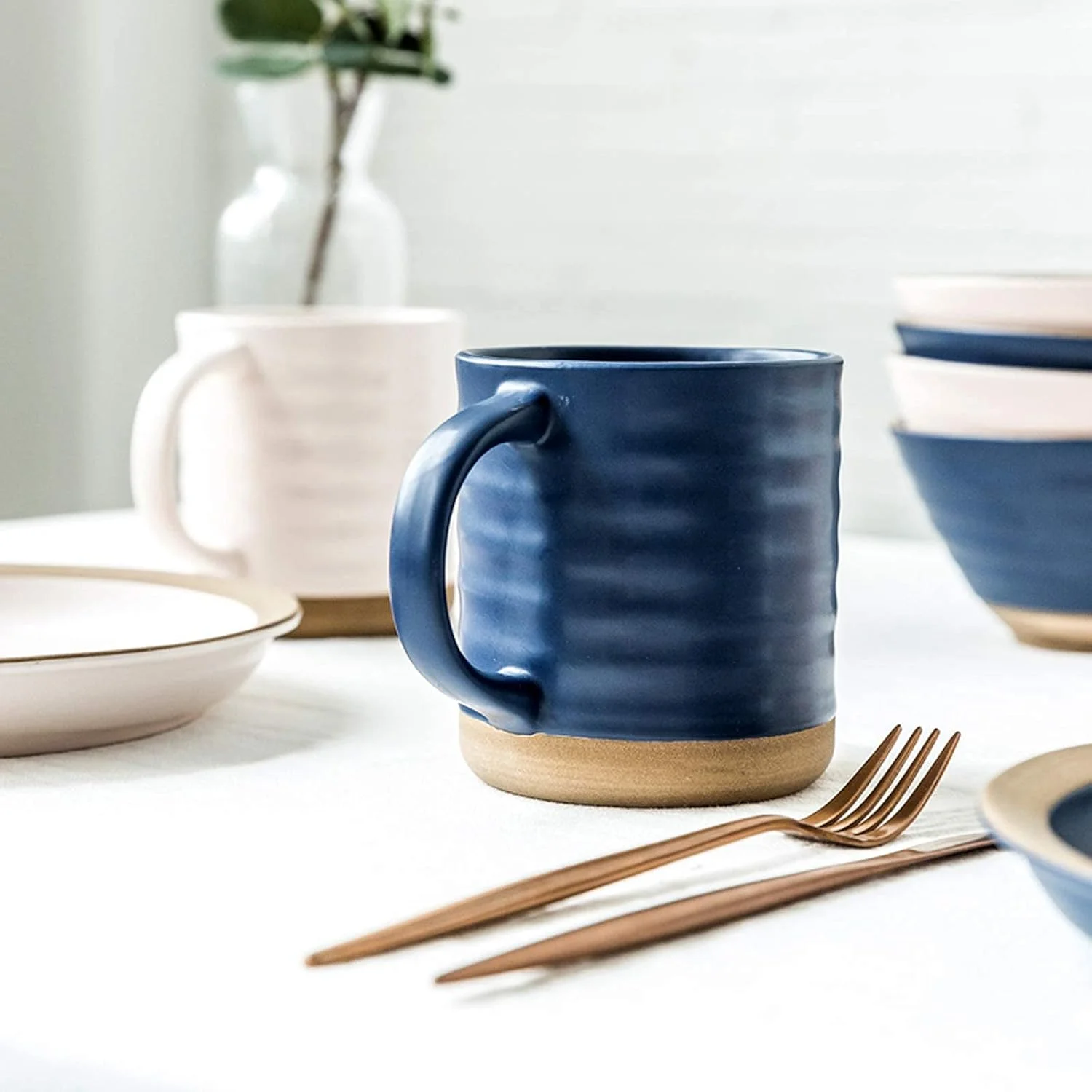 سرویس غذاخوری، سرویس ظروف چینی، ست ترکیبی 20 تکه ظروف سرامیکی دو رنگ مناسب هدیه عروسی | 6 کاسه غلات و 8 بشقاب استیک به همراه 6 ماگ سرویس غذاخوری، سرویس ظروف چینی، ست ترکیبی 20 تکه ظروف سرامیکی دو رنگ مناسب هدیه عروسی | 6 کاسه غلات و 8 بشقاب استیک به همراه 6 ماگ