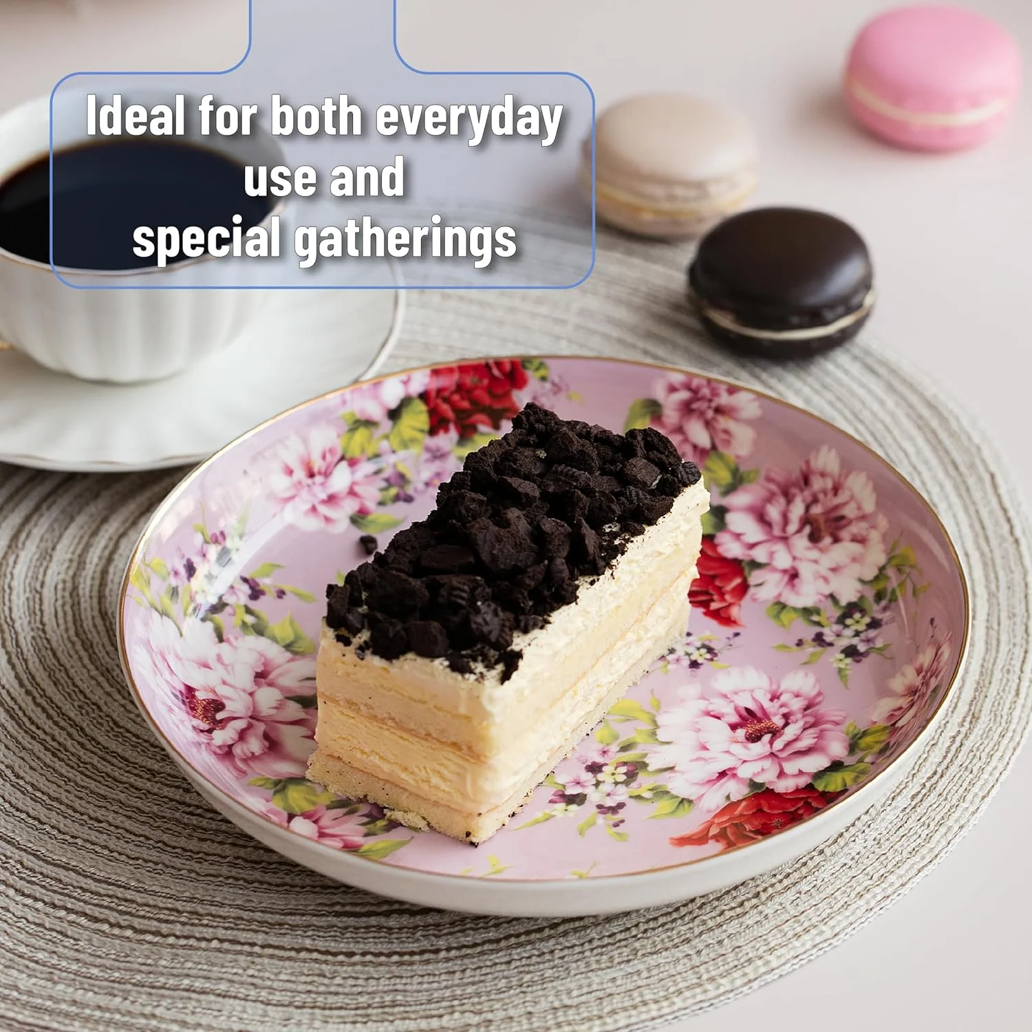 BTaT- بشقاب های گلدار چینی با جعبه هدیه، 8 اینچی، ست 6 عددی، بشقاب های گود، بشقاب های دسر سلطنتی، بشقاب های پیش غذا، بشقاب های گلدار، بشقاب های سالاد، ست بشقاب های کوچک، ظروف کوچک، هدیه ولنتاین BTaT- بشقاب های گلدار چینی با جعبه هدیه، 8 اینچی، ست 6 عددی، بشقاب های گود، بشقاب های دسر سلطنتی، بشقاب های پیش غذا، بشقاب های گلدار، بشقاب های سالاد، ست بشقاب های کوچک، ظروف کوچک، هدیه ولنتاین