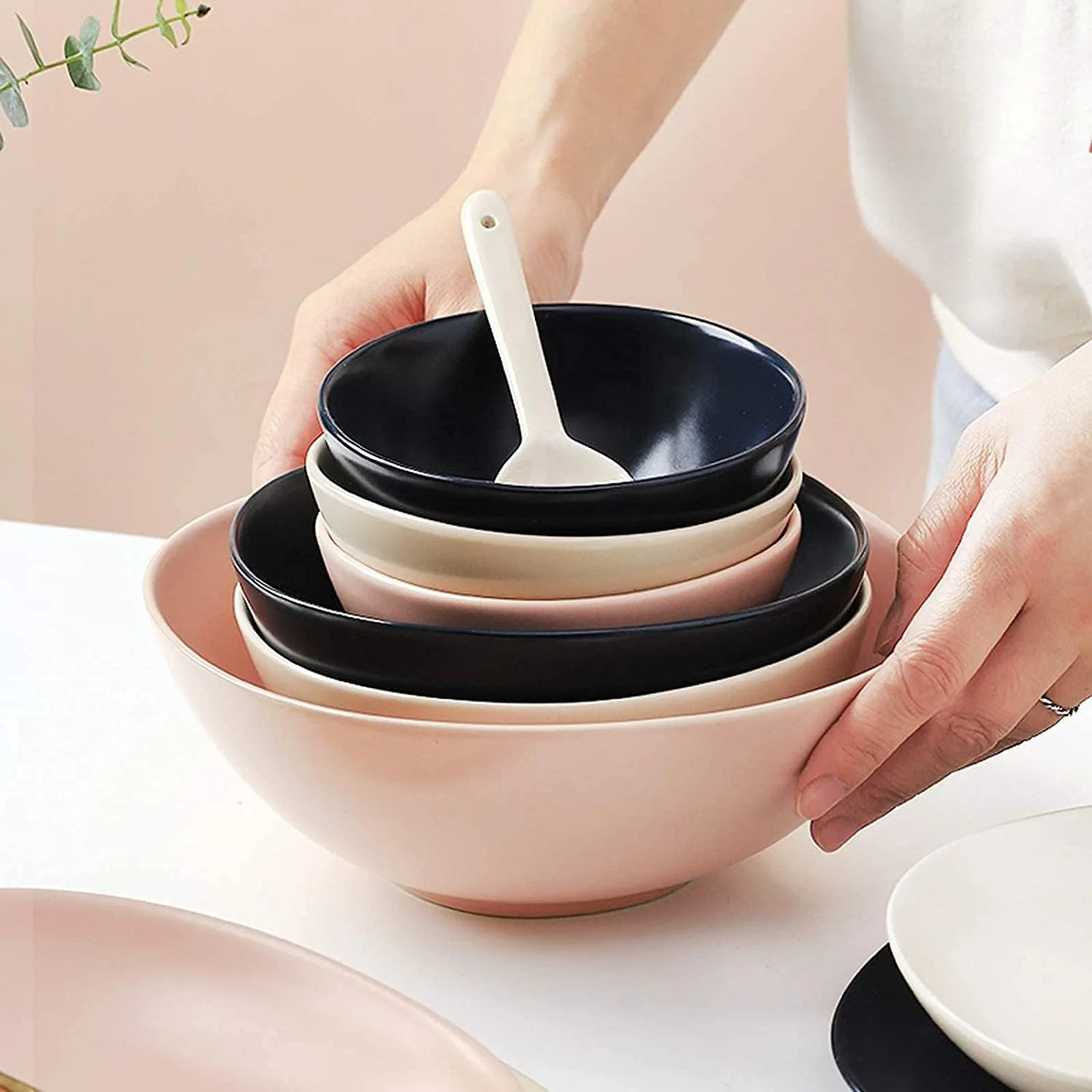 سرویس غذاخوری، سرویس ظروف غذاخوری ویژه رستوران، سرویس ظروف سرامیکی، سرویس ظروف چینی 42 پارچه | کاسه غلات و ست بشقاب استیک برای جهیزیه عروس و خانه نویی سرویس غذاخوری، سرویس ظروف غذاخوری ویژه رستوران، سرویس ظروف سرامیکی، سرویس ظروف چینی 42 پارچه | کاسه غلات و ست بشقاب استیک برای جهیزیه عروس و خانه نویی