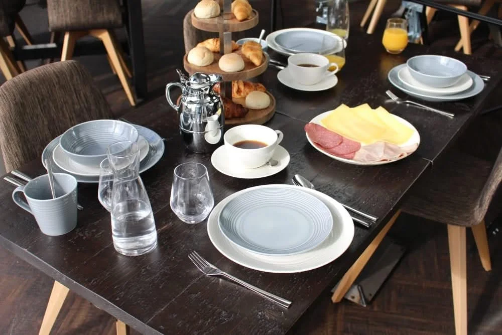 رویال دالتون گوردون رمزی Maze GRMZWH22417، ست ظروف غذاخوری 12 پارچه، سفید، ظروف سنگی، 12 تکه