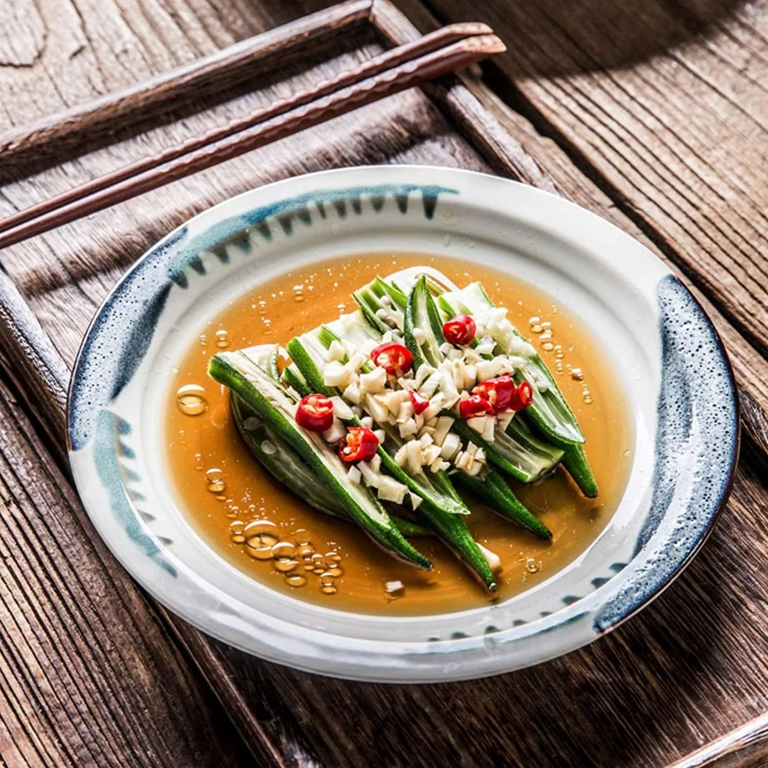 سرویس غذاخوری برای رستوران لوکس و منزل، سرویس های غذاخوری سرامیکی، ست ترکیبی ظروف غذاخوری به سبک ژاپنی 28 تکه | بشقاب استیک چینی