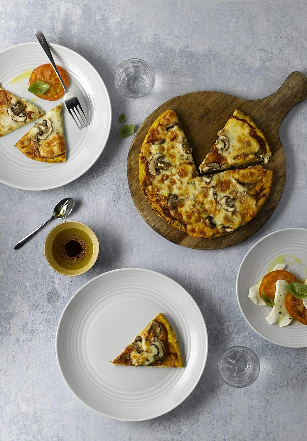 سرویس غذاخوری 12 پارچه رویال داﻟﺘون گوردون رمزی مدل Maze 1054416، خاکستری روشن، سفالی