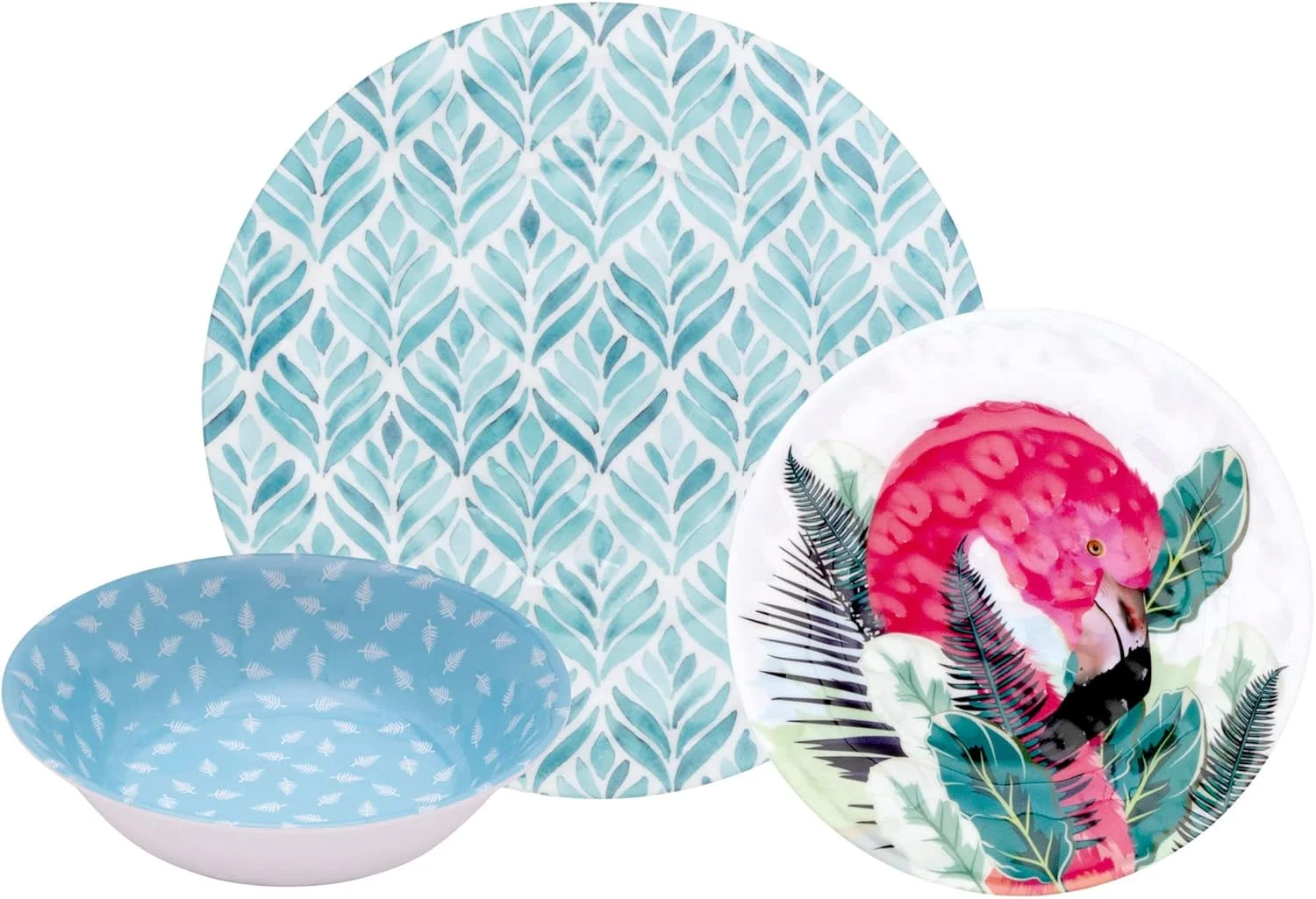 سرویس غذاخوری 12 پارچه Safdie & Co. Flamingo، مناسب برای 4 نفر، ظروف غذاخوری جشن، ست های بشقاب و کاسه، ترندهای خانه و لوازم ضروری شبکه غذایی خانگی، بشقاب های غذاخوری ملامینه، 40 سانتی متر طول × 30 سانتی متر عرض × 38 سانتی متر ارتفاع سرویس غذاخوری 12 پارچه Safdie & Co. Flamingo، مناسب برای 4 نفر، ظروف غذاخوری جشن، ست های بشقاب و کاسه، ترندهای خانه و لوازم ضروری شبکه غذایی خانگی، بشقاب های غذاخوری ملامینه، 40 سانتی متر طول × 30 سانتی متر عرض × 38 سانتی متر ارتفاع