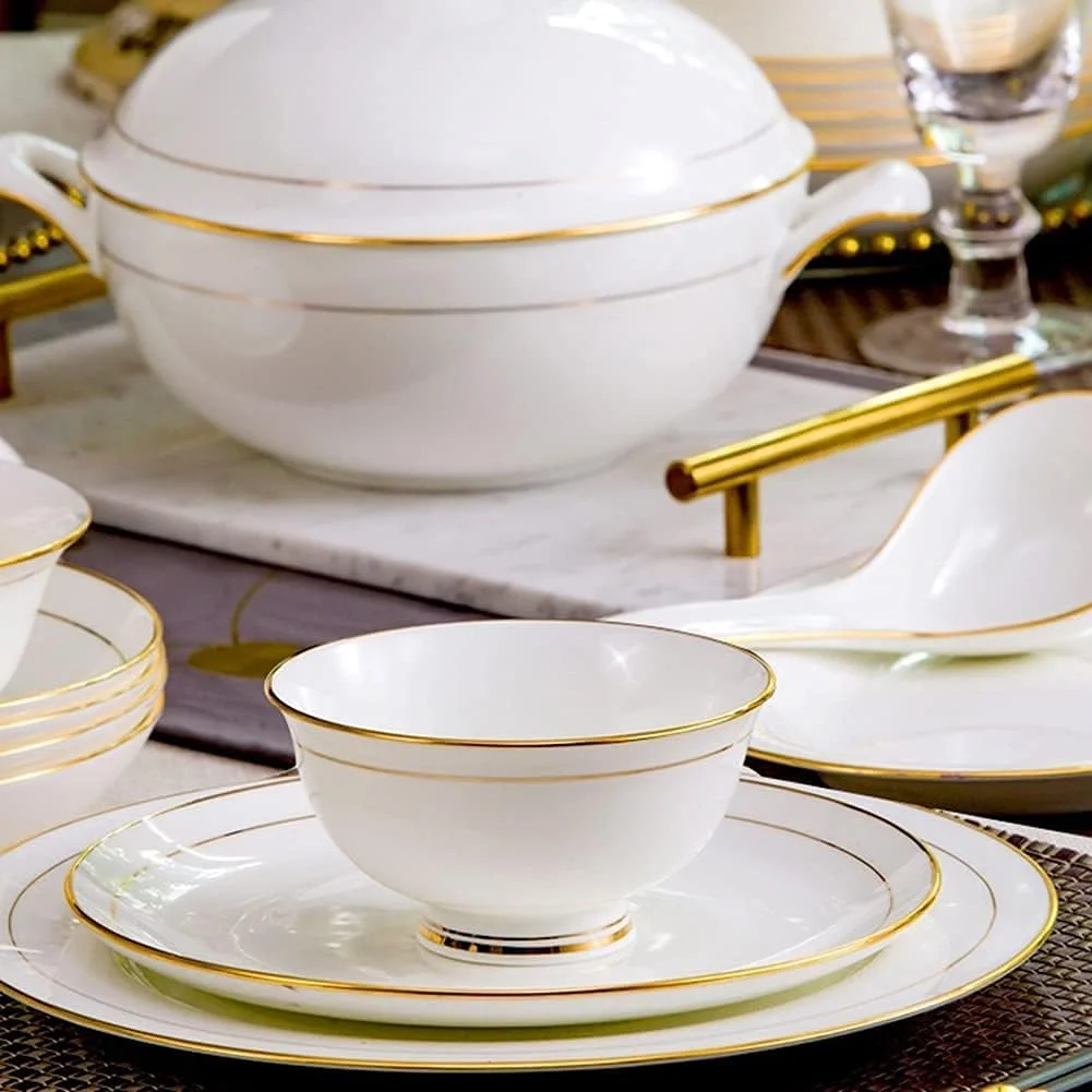 ست ظروف غذاخوری ویژه رستورانی، ست مهمانی 32/58 پارچه، ست ظروف غذاخوری سرامیکی، ظروف چینی استخوانی، بشقاب و ظروف سرامیکی ترکیبی، 58 تکه، 32 تکه ست ظروف غذاخوری ویژه رستورانی، ست مهمانی 32/58 پارچه، ست ظروف غذاخوری سرامیکی، ظروف چینی استخوانی، بشقاب و ظروف سرامیکی ترکیبی، 58 تکه، 32 تکه