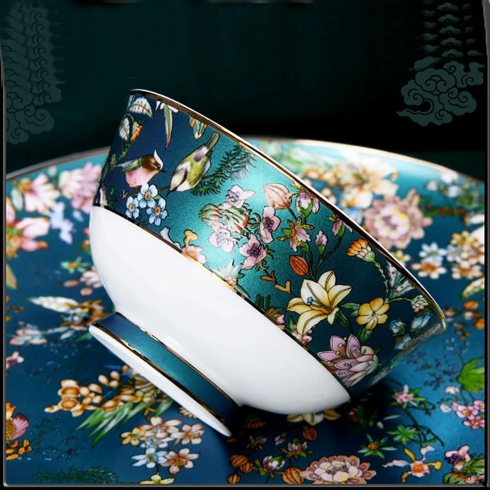 سرویس ظروف چینی میناکاری 60 پارچه، ظروف تخت چینی Jingdezhen، سرویس غذاخوری، کاسه، بشقاب، آثار هنری دست ساز، سرامیک، ست کاسه های چینی، هدیه سرویس ظروف چینی میناکاری 60 پارچه، ظروف تخت چینی Jingdezhen، سرویس غذاخوری، کاسه، بشقاب، آثار هنری دست ساز، سرامیک، ست کاسه های چینی، هدیه