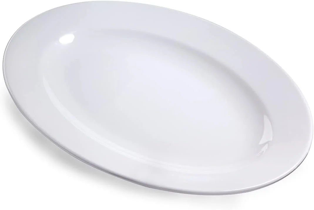 بشقاب بیضی ملامین Vague، سایز 16 اینچ