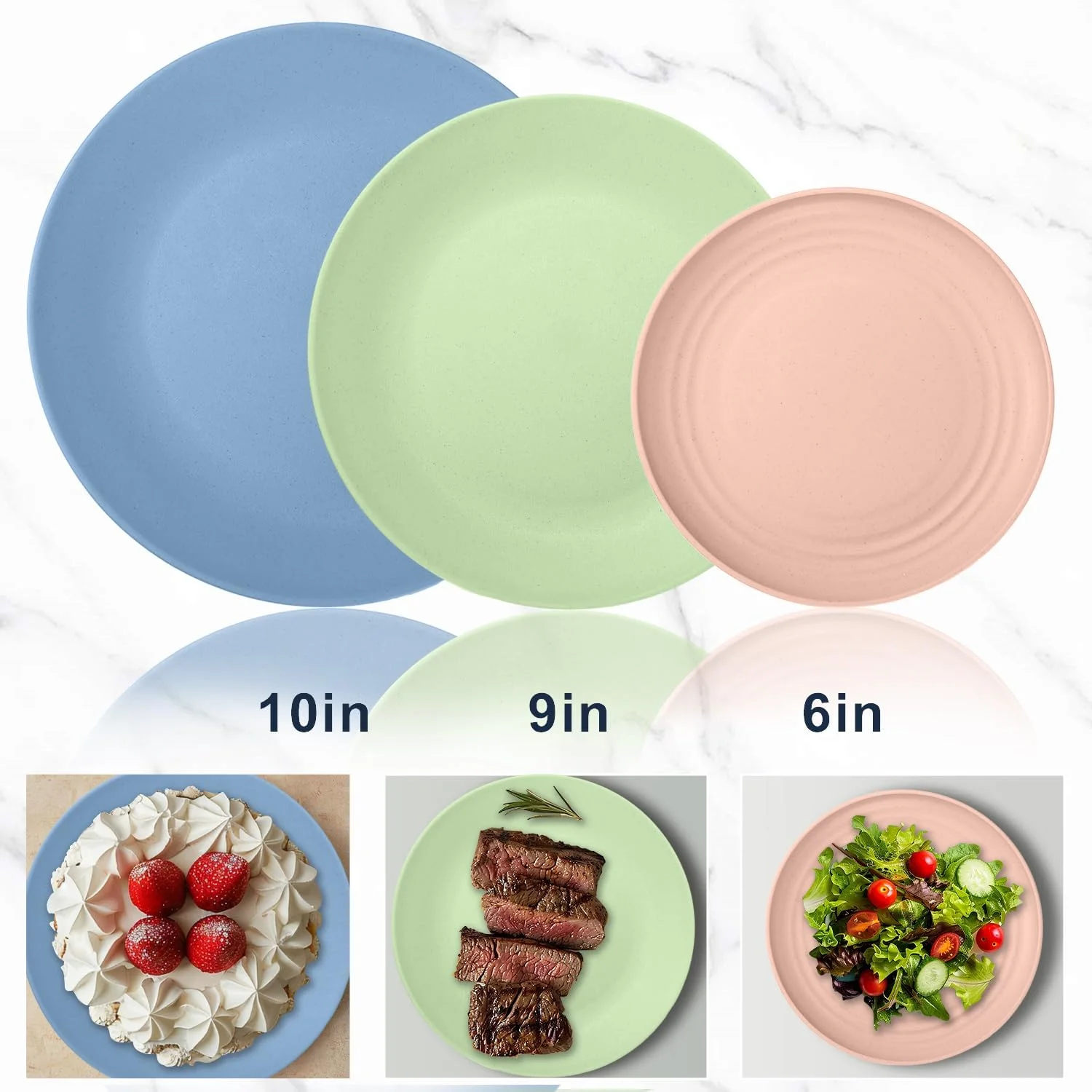 سرویس ظروف غذاخوری 40 پارچه Wrova از جنس کاه گندم، ست نشکن بشقاب و کاسه برای 8 نفر، قابل استفاده در مایکروویو و ماشین ظرفشویی، بشقاب غذاخوری/کاسه غلات/لیوان نوشیدنی برای آشپزخانه، کمپینگ - نوردیک سرویس ظروف غذاخوری 40 پارچه Wrova از جنس کاه گندم، ست نشکن بشقاب و کاسه برای 8 نفر، قابل استفاده در مایکروویو و ماشین ظرفشویی، بشقاب غذاخوری/کاسه غلات/لیوان نوشیدنی برای آشپزخانه، کمپینگ - نوردیک