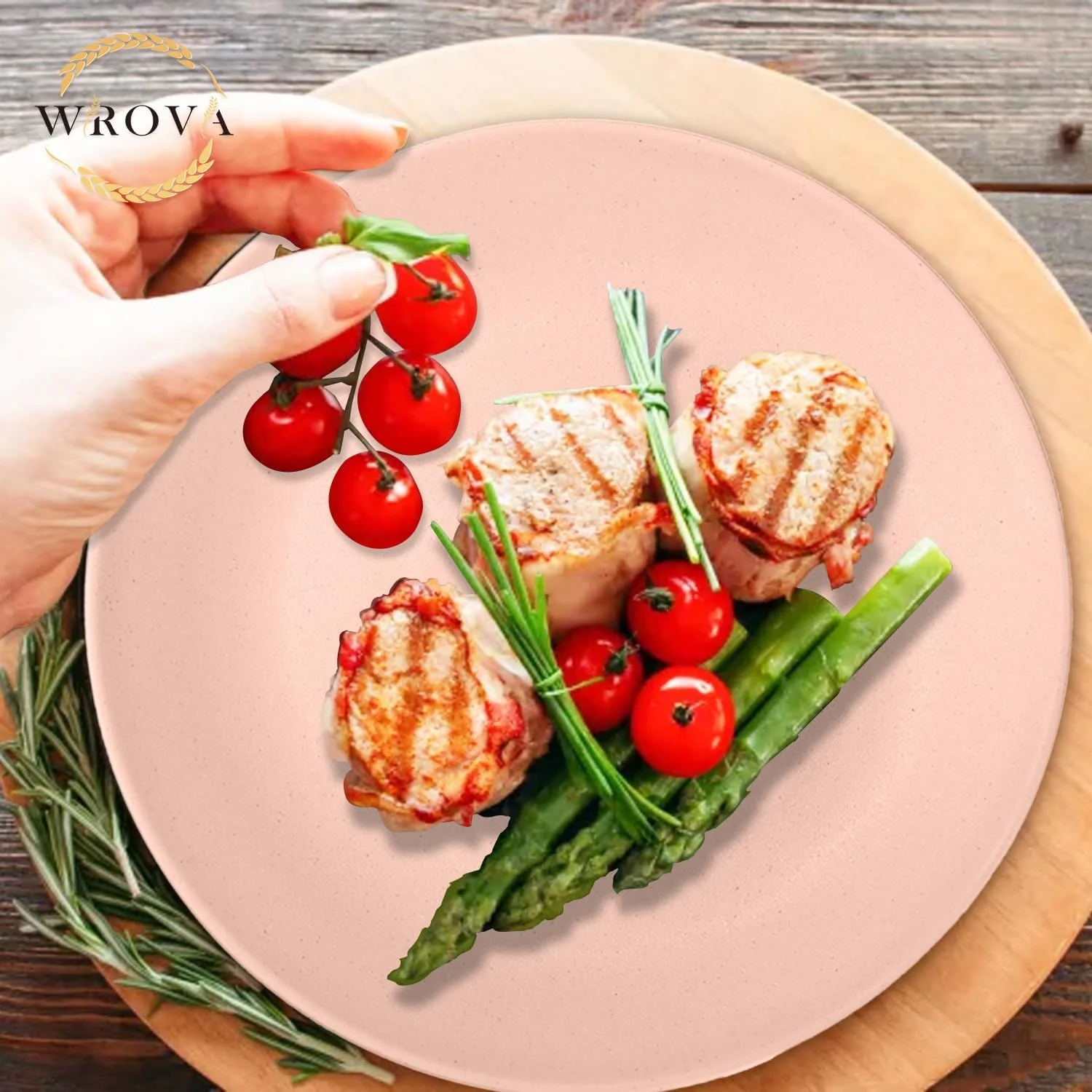 سرویس ظروف غذاخوری 40 پارچه Wrova از جنس کاه گندم، ست نشکن بشقاب و کاسه برای 8 نفر، قابل استفاده در مایکروویو و ماشین ظرفشویی، بشقاب غذاخوری/کاسه غلات/لیوان نوشیدنی برای آشپزخانه، کمپینگ - نوردیک سرویس ظروف غذاخوری 40 پارچه Wrova از جنس کاه گندم، ست نشکن بشقاب و کاسه برای 8 نفر، قابل استفاده در مایکروویو و ماشین ظرفشویی، بشقاب غذاخوری/کاسه غلات/لیوان نوشیدنی برای آشپزخانه، کمپینگ - نوردیک