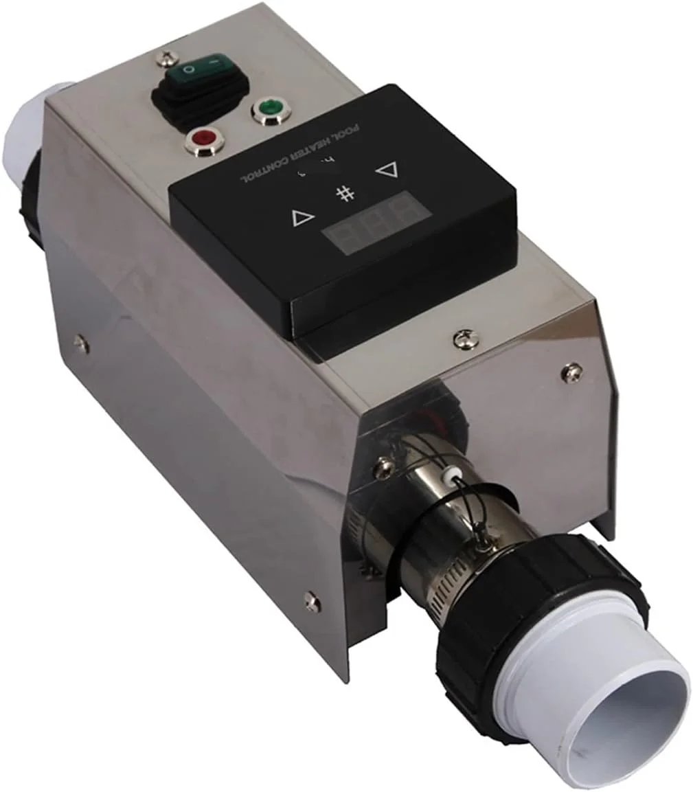 گرمکن استخر و جکوزی 3 کیلووات، گرمایش برقی استخر، جکوزی و اسپا، ترموستات گرمکن وان حمام، لوازم جانبی استخر