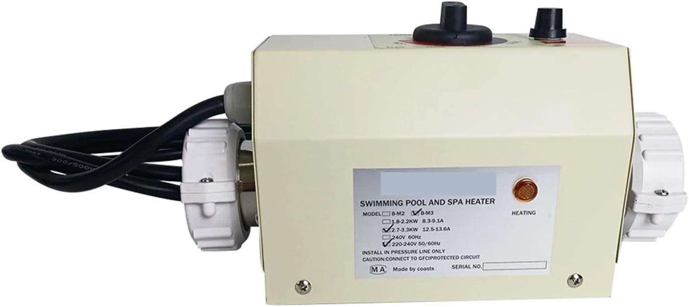 ترموستات بخاری آب برقی 3 کیلوواتی برای استخر، وان حمام، اسپا ماساژ، وان آب گرم (متریک 50 میلی متر) ترموستات بخاری آب برقی 3 کیلوواتی برای استخر، وان حمام، اسپا ماساژ، وان آب گرم (متریک 50 میلی متر)