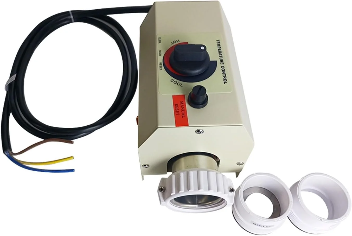 گرمکن استخر و جکوزی 3 کیلو وات ترموستات برقی گرمایش آب برای استخر، جکوزی، اسپا و حوضچه آب گرم ماساژ گرمکن استخر و جکوزی 3 کیلو وات ترموستات برقی گرمایش آب برای استخر، جکوزی، اسپا و حوضچه آب گرم ماساژ