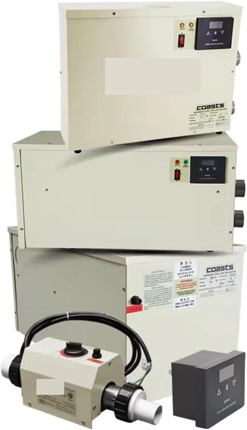 گرمکن استخر و جکوزی 36 کیلوواتی برقی دیجیتال، ترموستات گرمکن آب برای استخر، اسپا و حمام آب گرم گرمکن استخر و جکوزی 36 کیلوواتی برقی دیجیتال، ترموستات گرمکن آب برای استخر، اسپا و حمام آب گرم