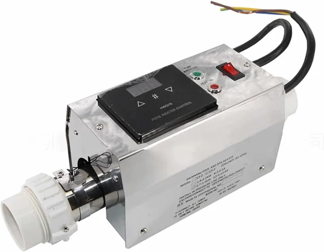 گرمکن استخر و جکوزی CT-2، بخاری برقی برای استخر و جکوزی، بخاری برقی ترموستاتیک با کنترل الکترونیکی گرمکن استخر و جکوزی CT-2، بخاری برقی برای استخر و جکوزی، بخاری برقی ترموستاتیک با کنترل الکترونیکی