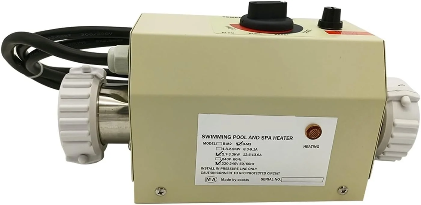 هیتر آب 3 کیلوواتی برای استخر و اسپا