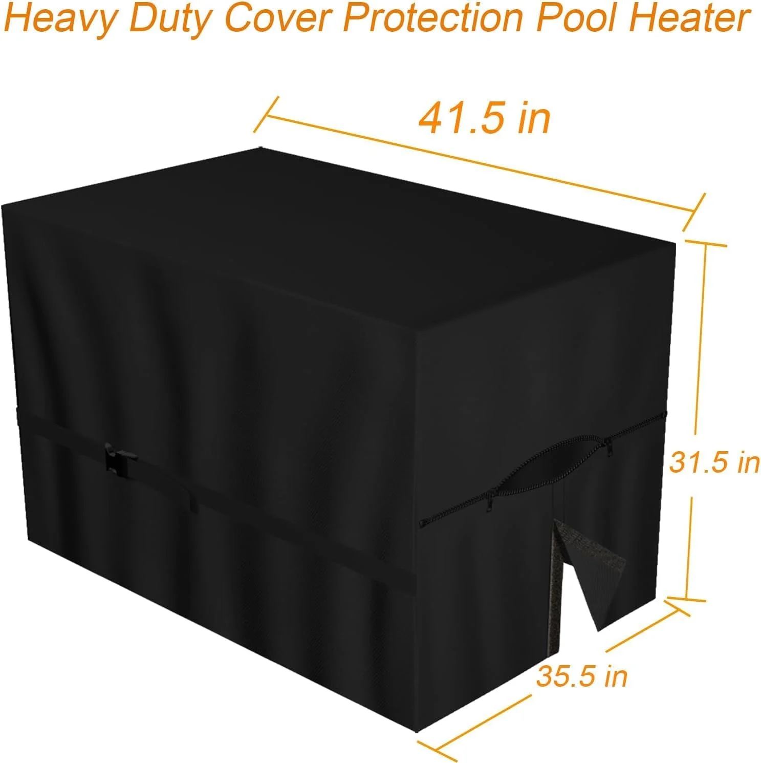 روکش بخاری استخر، روکش پمپ حرارتی استخر از جنس پارچه آکسفورد 600D مناسب برای Hayward، روکش تجهیزات پمپ استخر برای زمستان