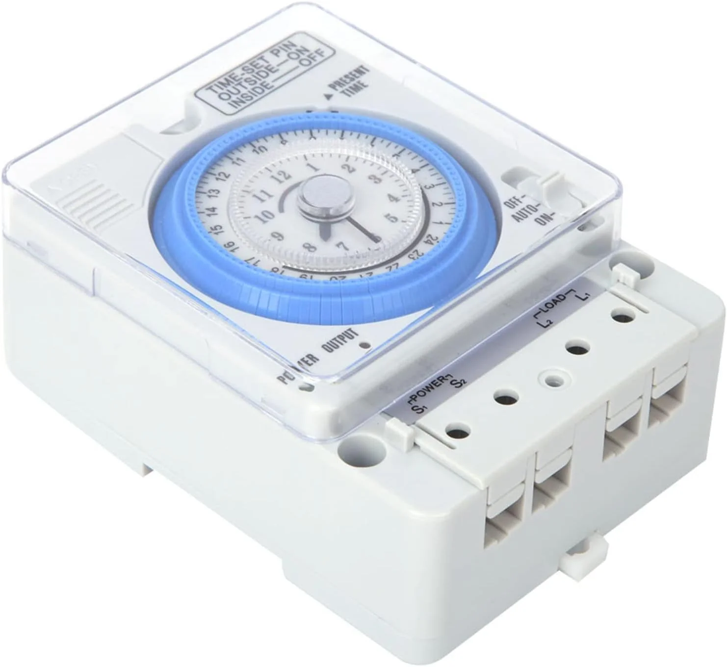 تایمر مکانیکی Elprico، AC220V 10A، 15 دقیقه، 24 ساعت، رله تایمر دستی/اتوماتیک برای روشنایی و تجهیزات