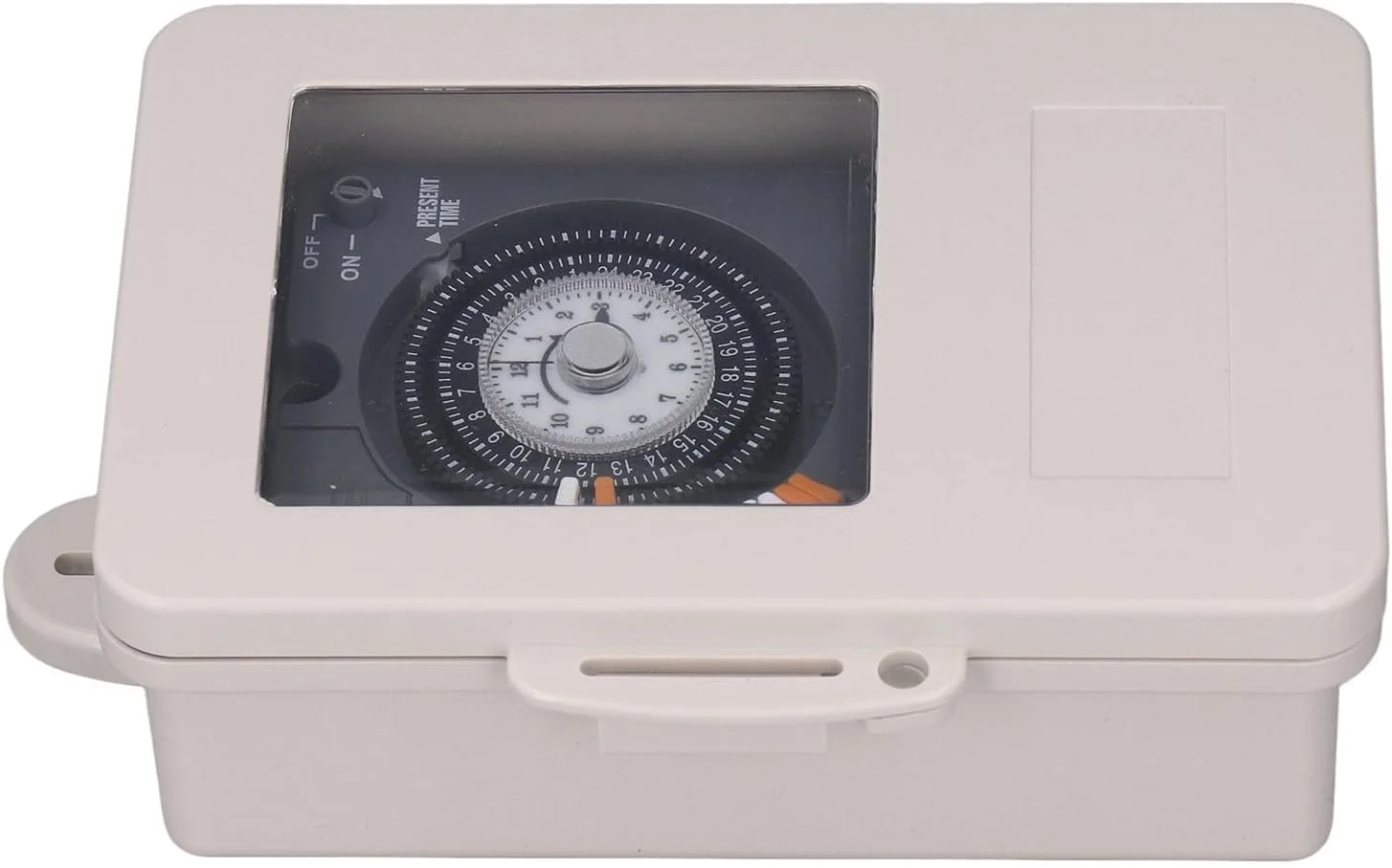 رله تایمر OVAQUIXI، سوئیچ تایمر مکانیکی، رله زمان چرخه آنالوگ 24 ساعته با ظرفیت 30 آمپر 250VAC و ولتاژ 100-240VAC