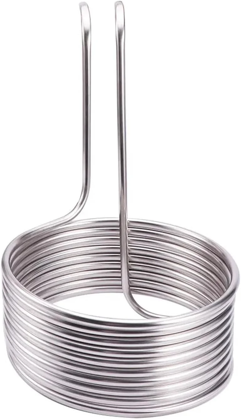 مبدل حرارتی، بار فندق دوامة أداة تخمير منزل نبتة أنبوب مبرد لوازم المطبخ ماكينة صنع النبيذ كوب بيرة ستانلس ستيل ملف التبريد لتدفئة الأرضيات، تدفئة المياه