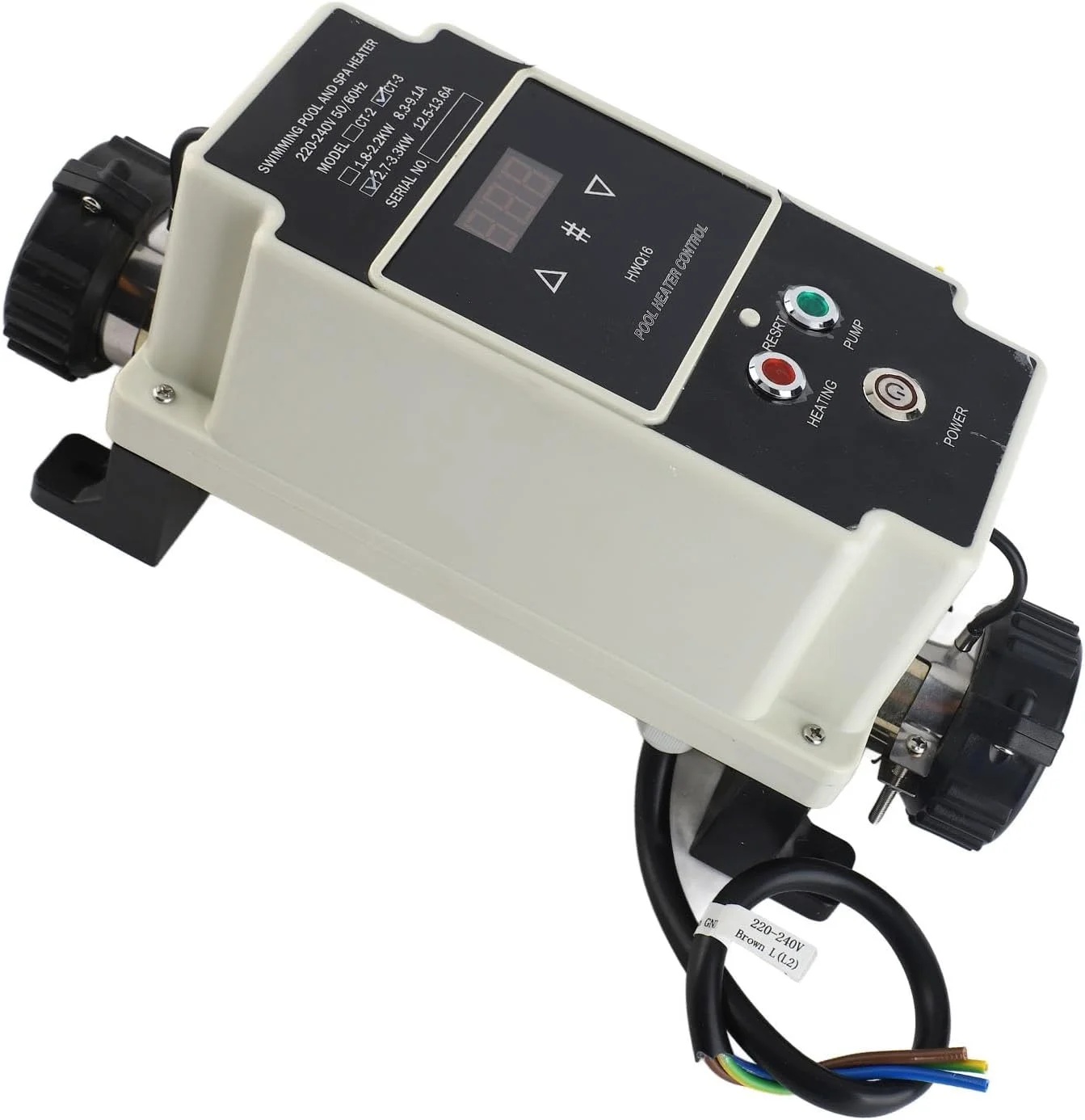 ترموستات بخاری آب گرم عمومی، بخاری استخر IP44 ضد آب تشخیص خودکار هوشمند برای اسپا ترموستات بخاری آب گرم عمومی، بخاری استخر IP44 ضد آب تشخیص خودکار هوشمند برای اسپا