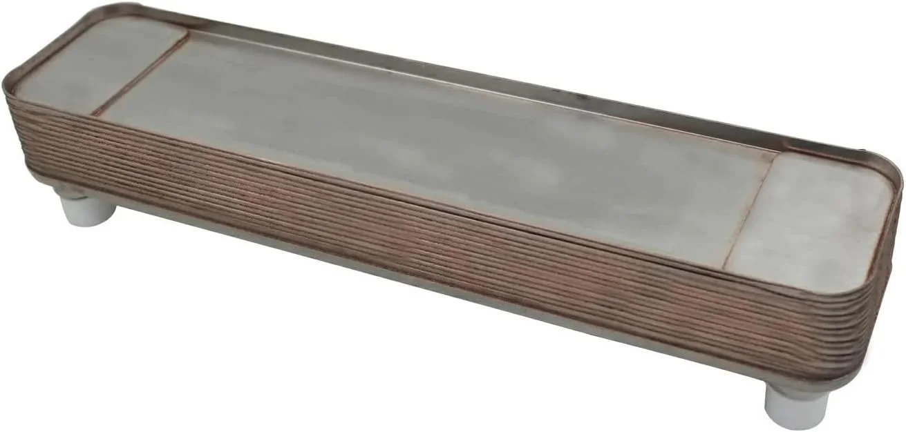 مبدل حرارتی، مبدل حرارتی صفحه ای جوش داده شده 1/2، خنک کننده گیاه، مواد فولاد ضد زنگ، خنک کننده تخمیر آبجو، خنک کننده گیاه، 316 میلی متر * 73 میلی متر برای گرمایش از کف، گرمایش آب