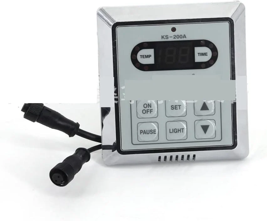 گرمکن استخر و جکوزی 4.5 کیلووات ژنراتور بخار سونا، دستگاه بخار زیبایی ناسان، پوسته استیل ضد زنگ دوش