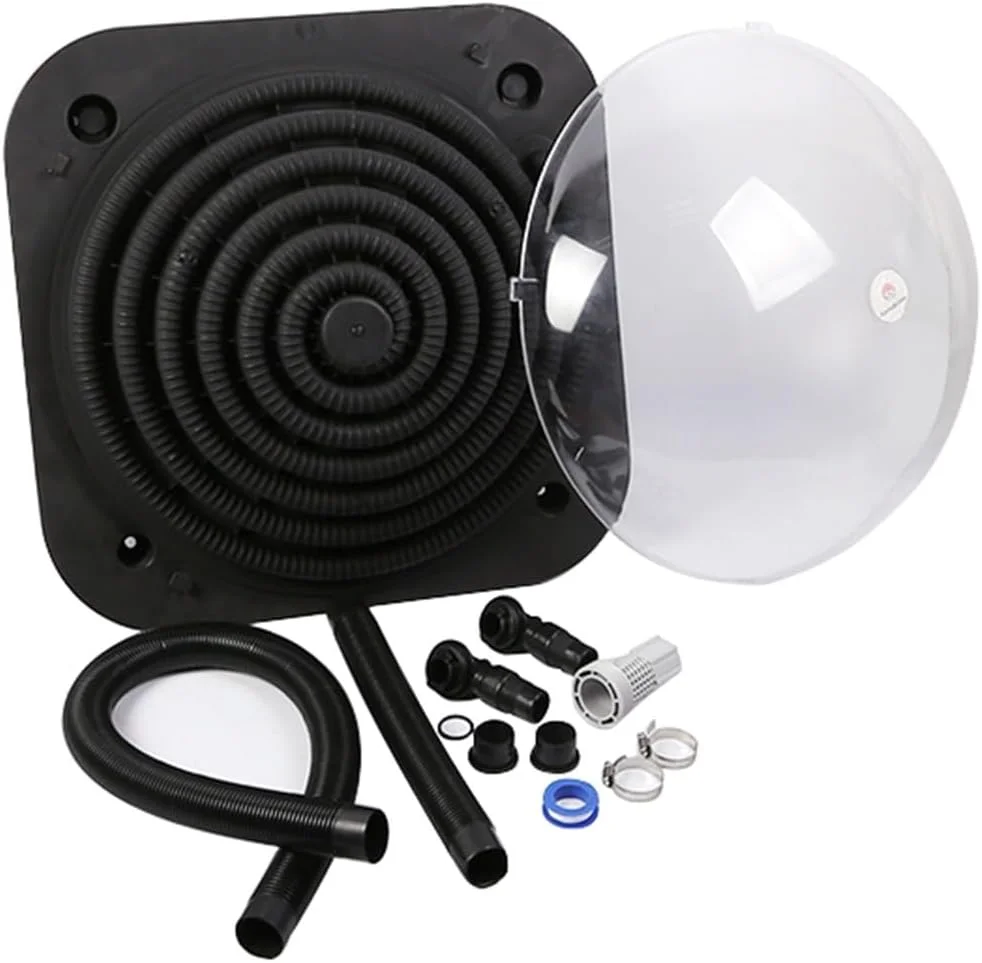 گرمکن استخر و جکوزی گنبدی شکل، سازگار با محیط زیست، گرمکن خورشیدی استخر پی وی سی