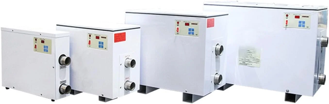 گرمکن استخر و جکوزی 5.5/9/15 کیلووات، بخاری برقی استخر با دمای ثابت، ترموستات تجهیزات گردش آب، دستگاه گرمایش (9 کیلووات)