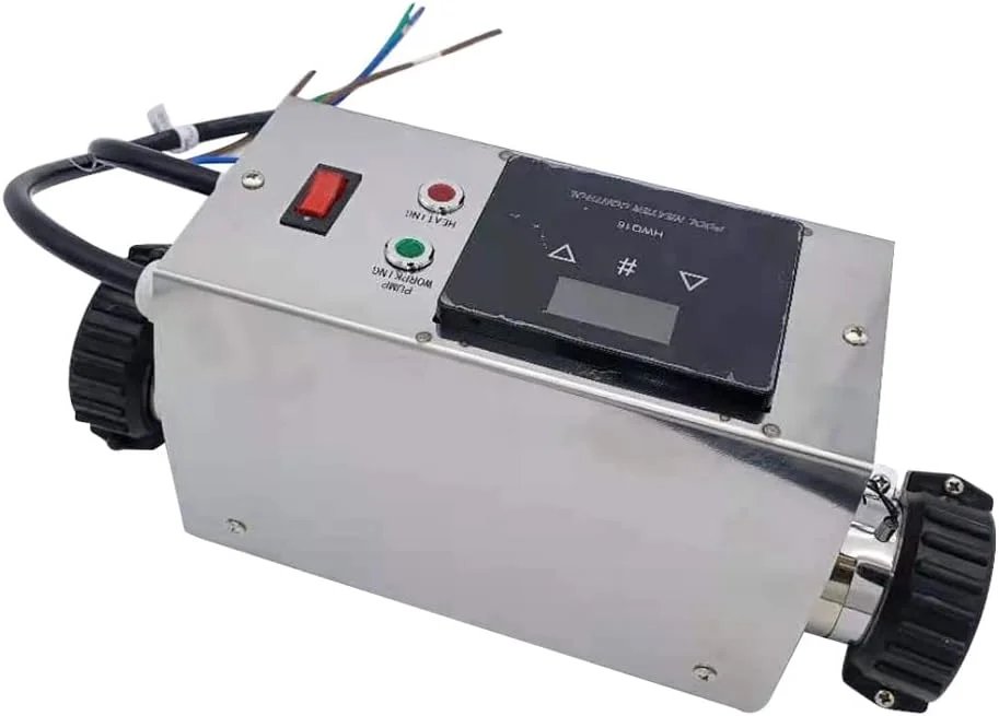 گرمکن استخر و جکوزی 3 کیلووات برکه سخان كهربائي للسباحة وحمام سبا حمام تسخين حوض ماء سخان ترموستات حمام سباحة الملحقات