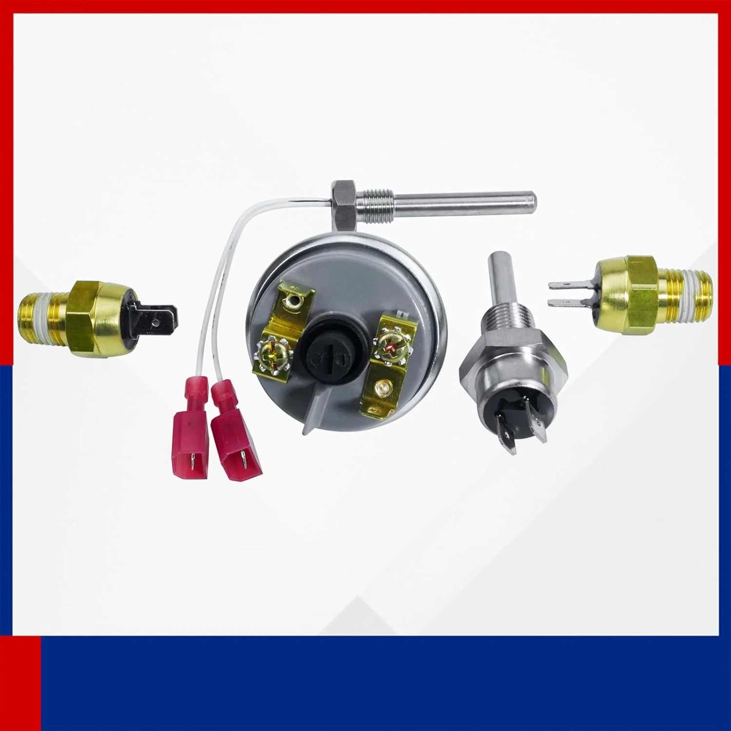 کیت تعمیر بخاری استخر مناسب برای Pentair MasterTemp & Max-E-Therm شامل قطعات جایگزین سنسور دودکش 42002-0024S ترمیستور 42001-0063S سوئیچ 42002-0025S 42001-0060S 42001-0053S