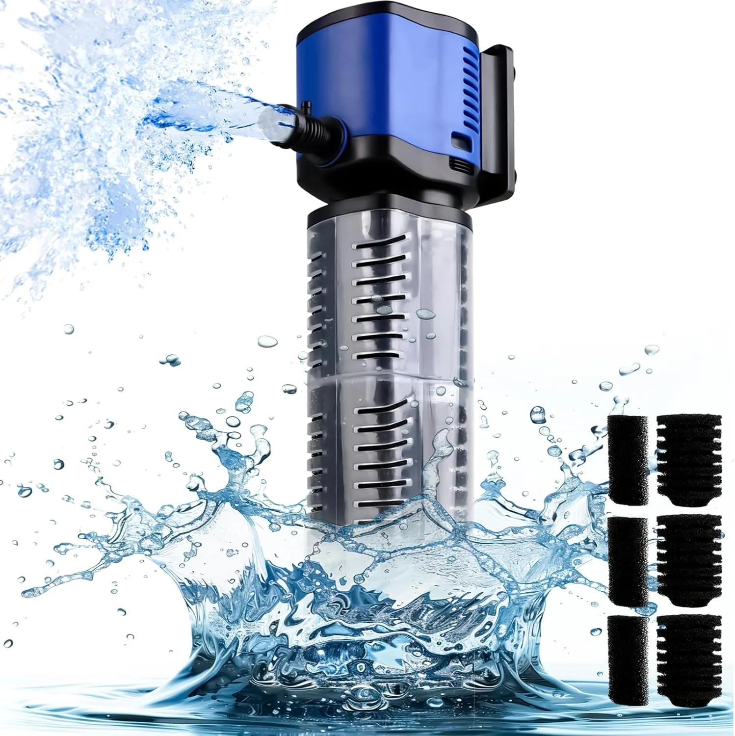 فیلتر آکواریوم برای تانک های 280 تا 1100 لیتری، فیلتر داخلی تانک ماهی، پمپ قدرتمند غوطه ور برای تانک های بزرگ ماهی، تانک های لاک پشتی، سیستم فیلتر کوی، حوضچه آب سرد، حوضچه کوچک و استخر