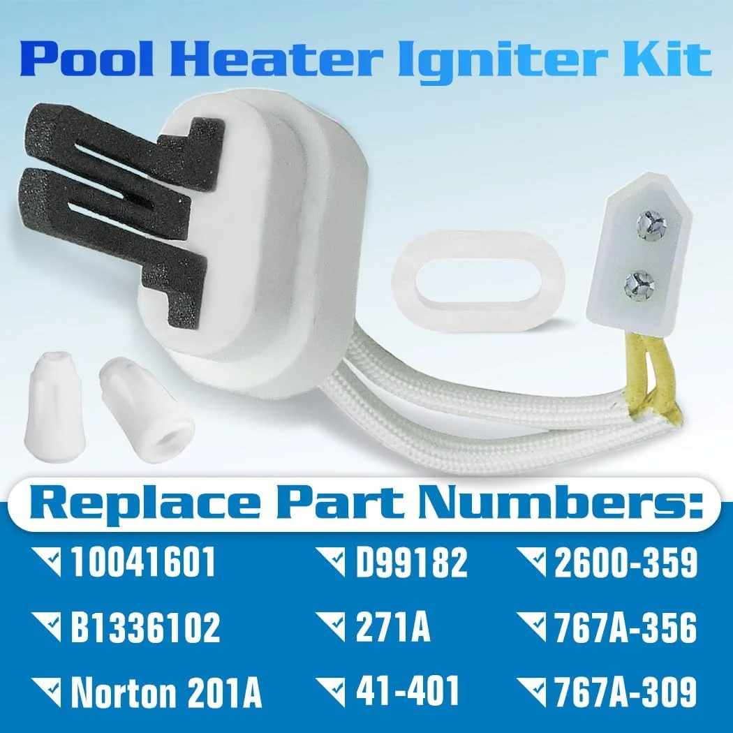 کیت جرقه زن VORIPO 77707-0054 به همراه واشر برای گرمکن استخر و اسپا Pentair MasterTemp Sta-Rite Max-E-Therm سری 200/250/300/400 HD/SR، قطعات جرقه زن، جایگزین 777070054