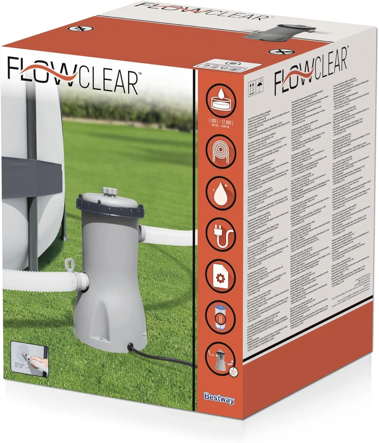 پمپ تصفیه آب Flowclear با ظرفیت 3028 لیتر در ساعت