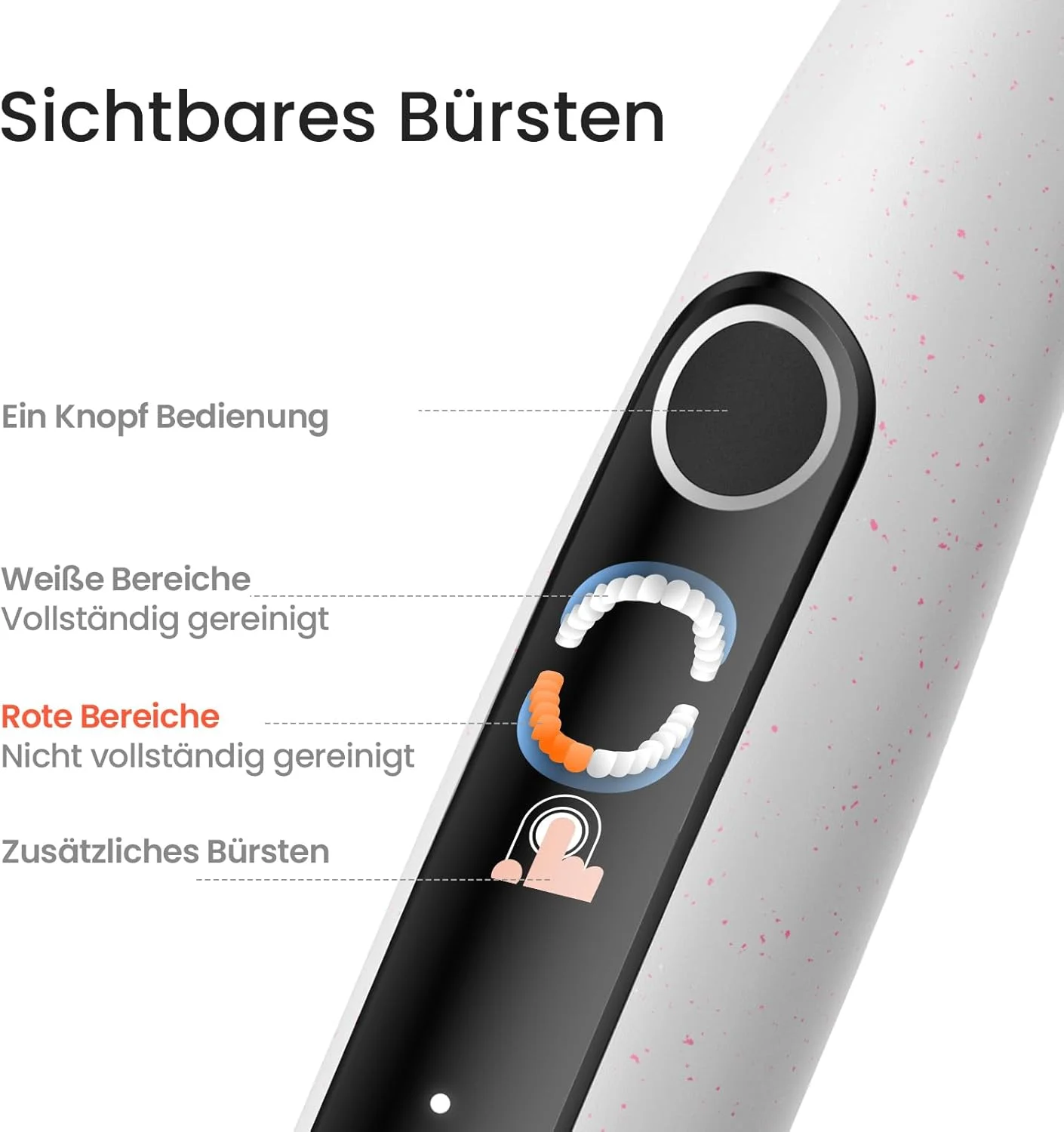 مسواک برقی اوکلین X Lite رنگ خاکستری