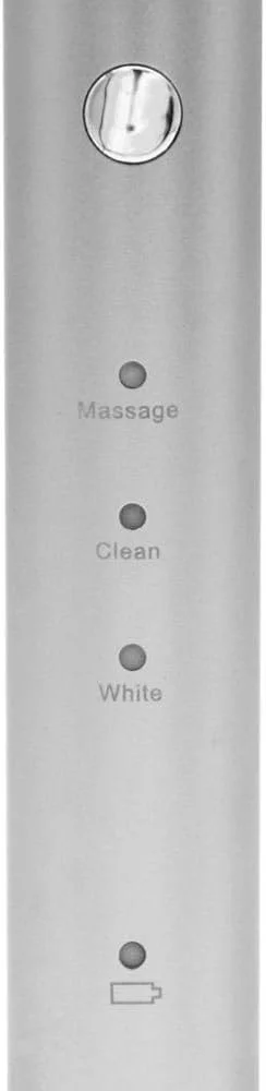 مسواک برقی چند منظوره زیبایی 3 در 1 زنانه NP، برس پاک کننده و ماساژ (رنگ: نقره ای)