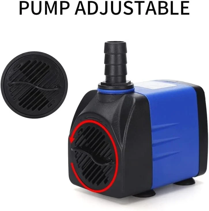 پمپ آب شناور مینی پمپ فواره برای 3.5/6/10/15/25 وات آکواریوم فوق العاده بی صدا پمپ فواره شناور فیلتر حوض ماهی آکواریوم لوازم جانبی پمپ (LH-337 6W)