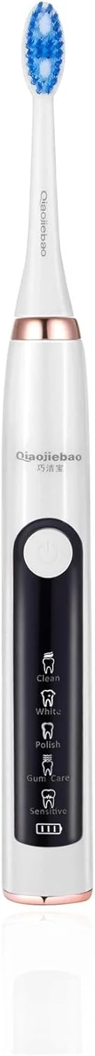 مسواک برقی بزرگسال A-N، شارژ القایی خانگی، مسواک اولتراسونیک (رنگ: سفید)