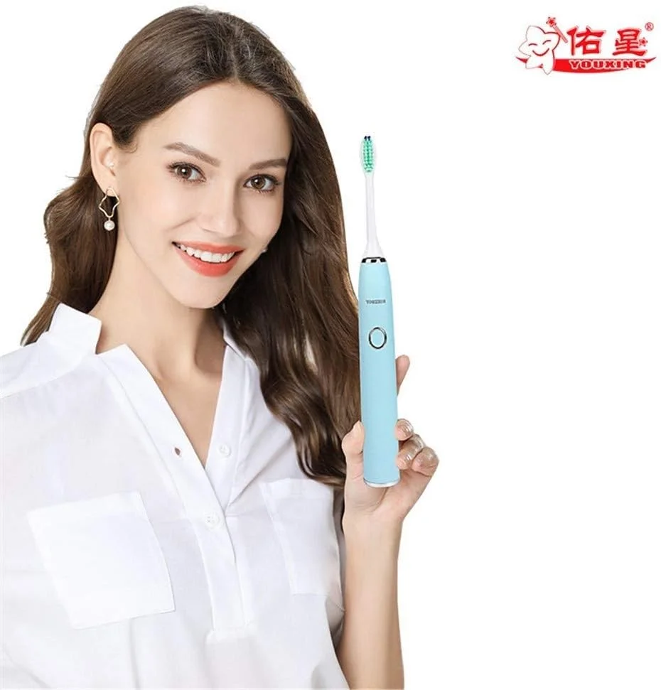 مسواک برقی صوتی شناور مغناطیسی هوشمند A-N، قابل شارژ و ضد آب، مناسب بزرگسالان، 25 (رنگ: آبی)