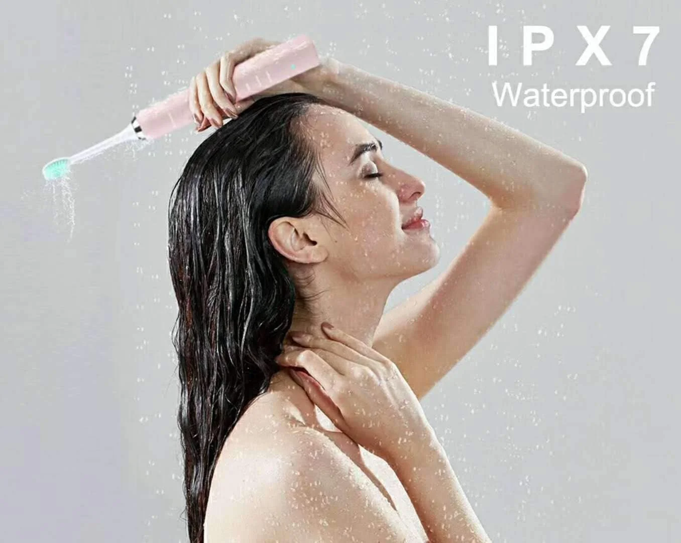 مسواک برقی صوتی تنبل A-N برای کودکان و بزرگسالان (رنگ: سفید)