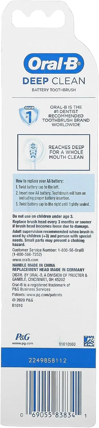 مسواک برقی اورال-بی Complete Action Power با برس نرم و پاک کنندگی عمیق، 1 عدد