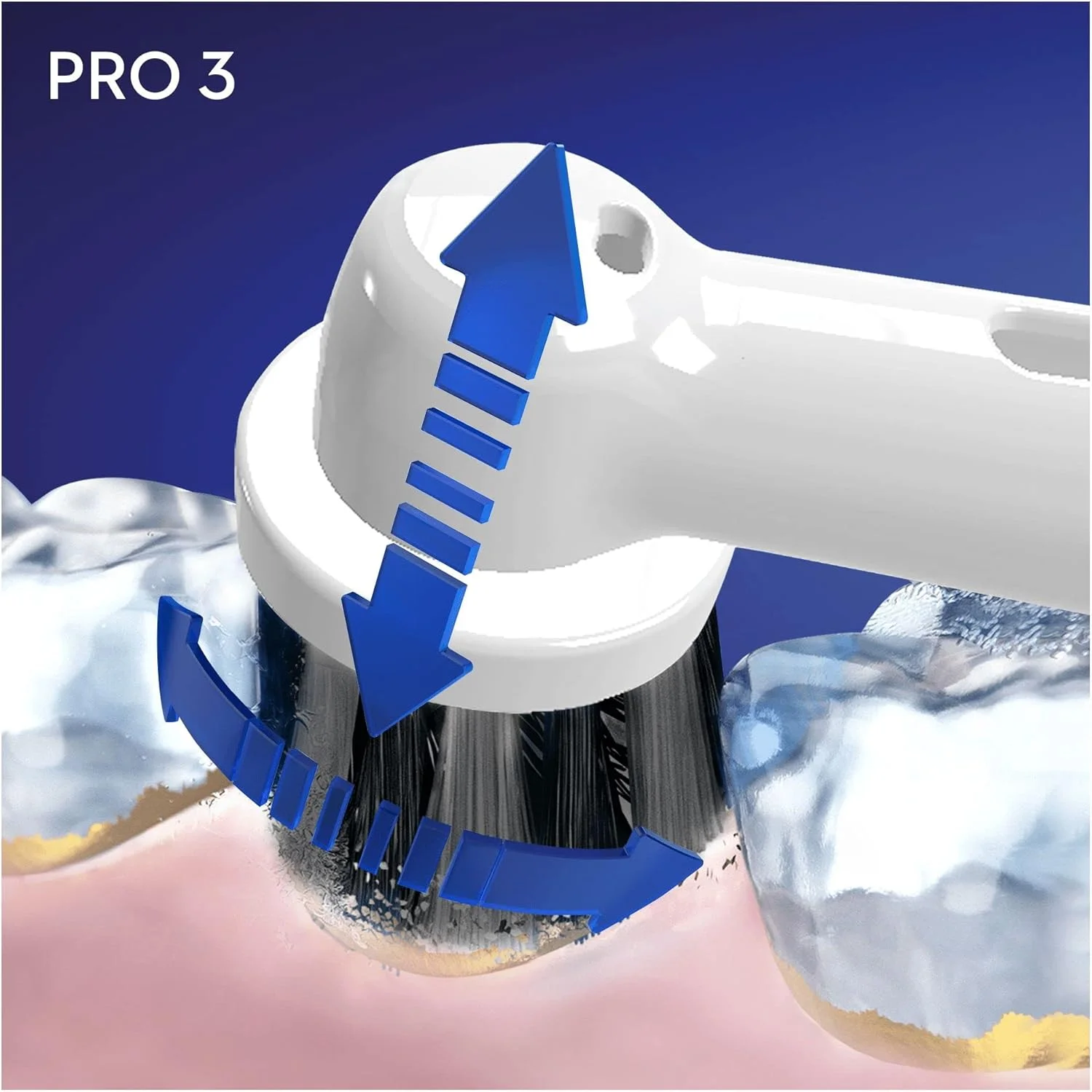 مسواک برقی اورال-بی مدل PRO 3000 Pure Clean با برس ذغالی مسواک برقی اورال-بی مدل PRO 3000 Pure Clean با برس ذغالی