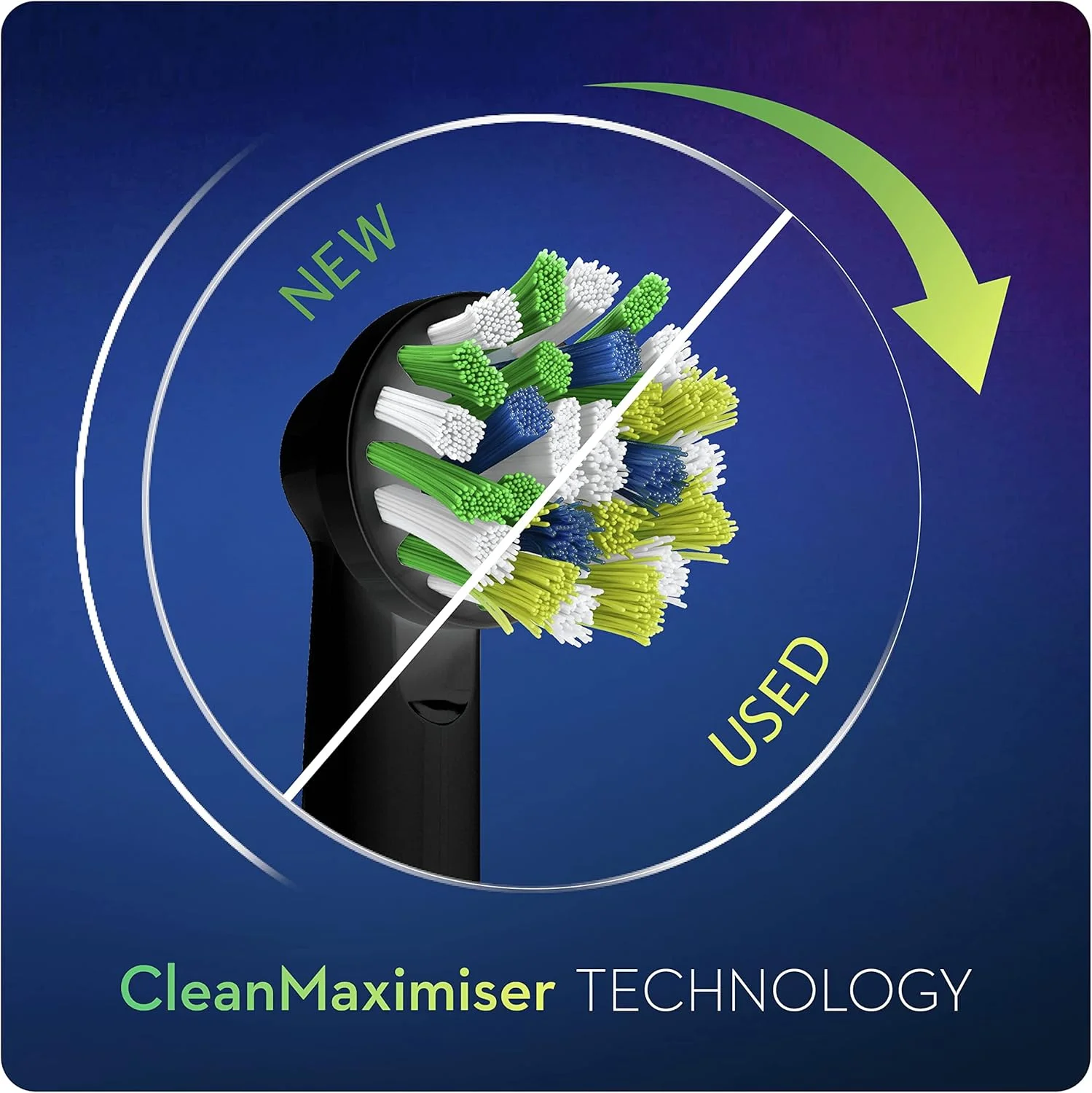 سری یدک مسواک برقی اورال-بی Crossaction Black Edition با تکنولوژی Cleanmaximiser سری یدک مسواک برقی اورال-بی Crossaction Black Edition با تکنولوژی Cleanmaximiser
