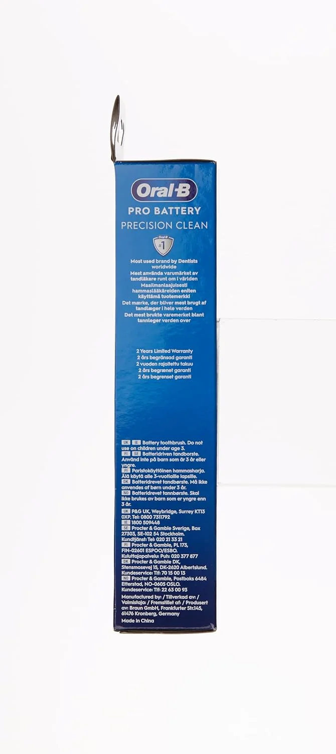 مسواک باتری خور Oral-B Pro، شامل 2 عدد باتری مسواک باتری خور Oral-B Pro، شامل 2 عدد باتری