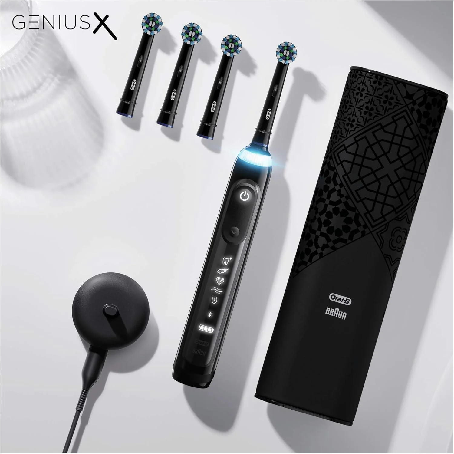 مسواک برقی اورال-بی Genius X Luxe Edition 20000 مشکی نیمه شب مسواک برقی اورال-بی Genius X Luxe Edition 20000 مشکی نیمه شب