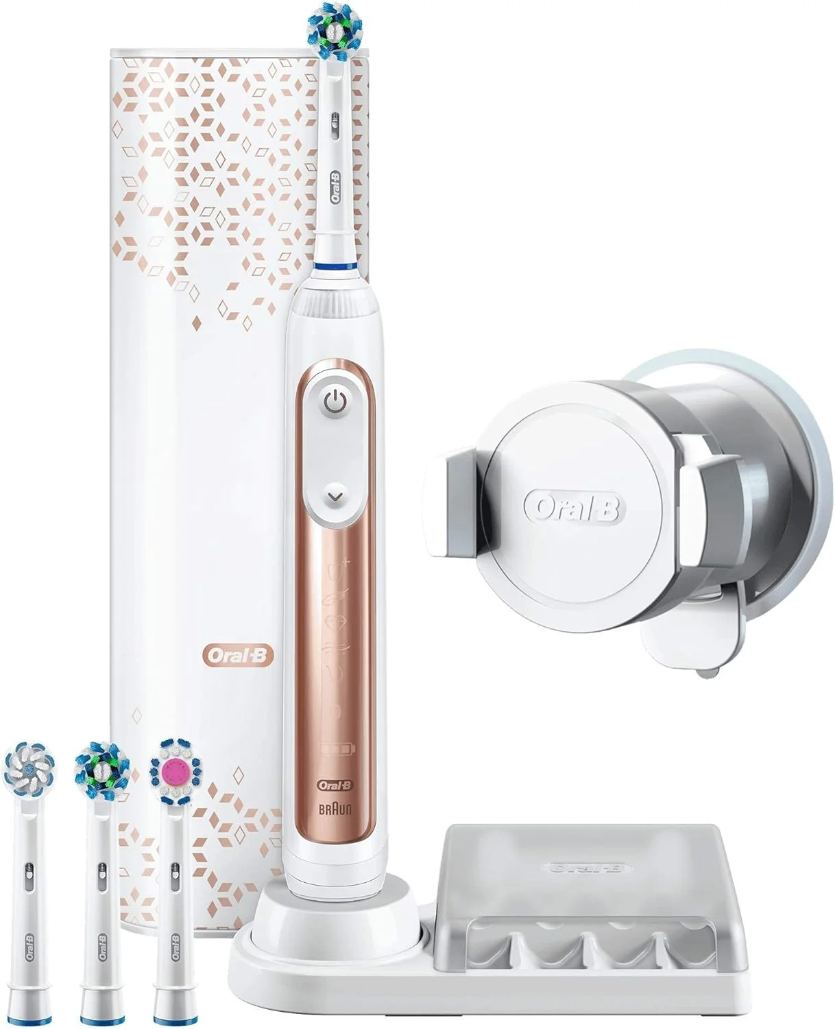 Oral-B Genius 9000N Electric Toothbrush with Position Detection Technology, Rose Gold Oral-B Genius 9000N Electric Toothbrush with Position Detection Technology, Rose Gold