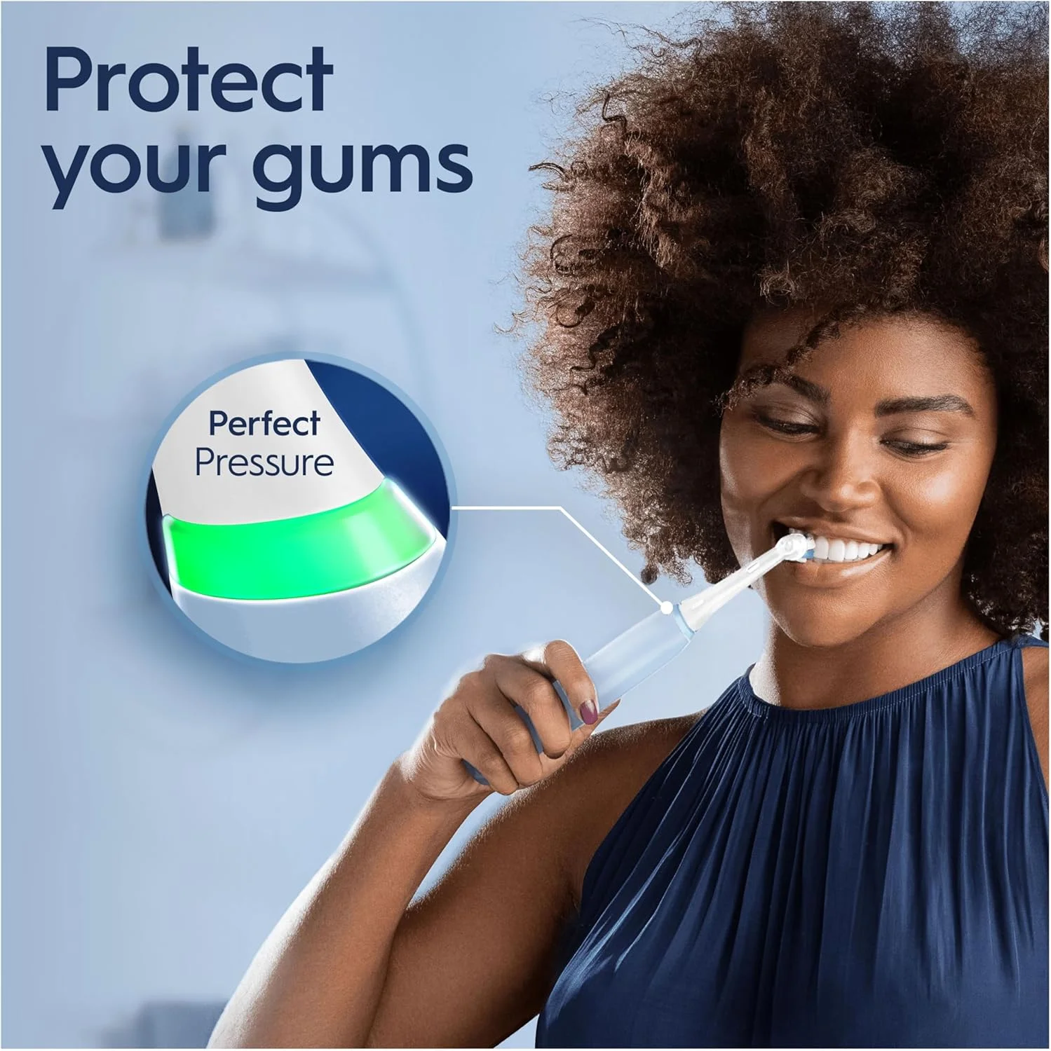 Oral-B iO3 Electric Toothbrushes Adults, 4 Toothbrush Heads, 3 Modes With Teeth Whitening, 2 Pin UK Plug, Black Oral-B iO3 Electric Toothbrushes Adults, 4 Toothbrush Heads, 3 Modes With Teeth Whitening, 2 Pin UK Plug, Black