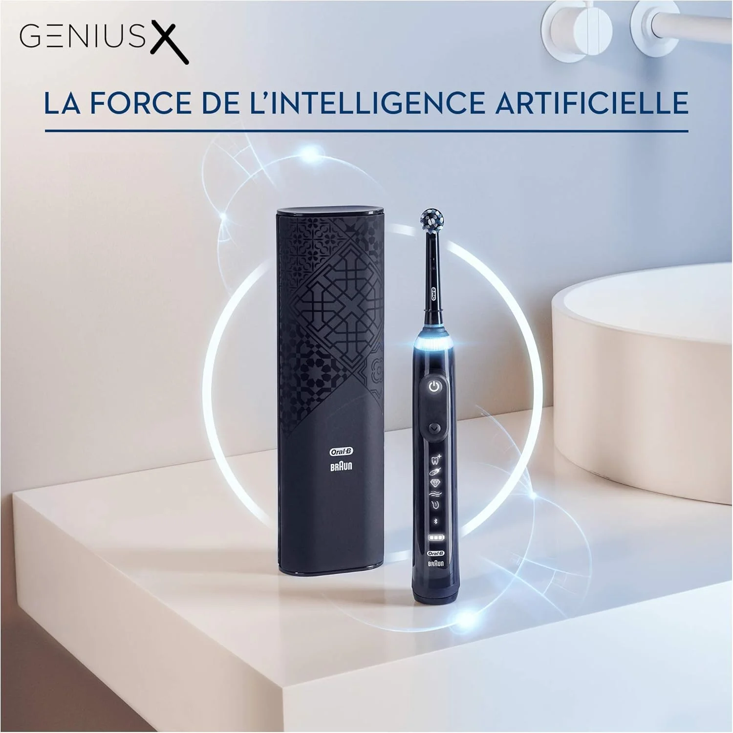 مسواک برقی اورال-بی Genius X Luxe Edition 20000 مشکی نیمه شب مسواک برقی اورال-بی Genius X Luxe Edition 20000 مشکی نیمه شب